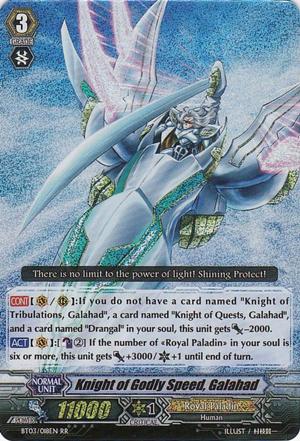 BT03/018EN Knight of Godly Speed, Galahad