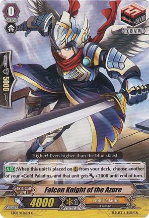 EB03/036EN Falcon Knight of the Azure