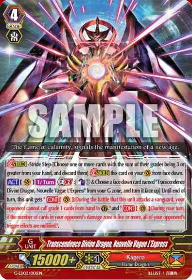 G-LD02/001FEN Transcendence Divine Dragon, Nouvelle Vague L’Express (Foil)
