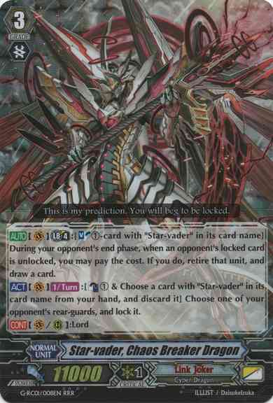 G-RC01/008EN Star-vader, Chaos Breaker Dragon